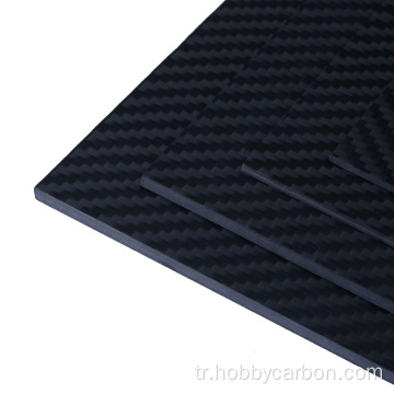 3k düz mat 8mm karbon fiber levha